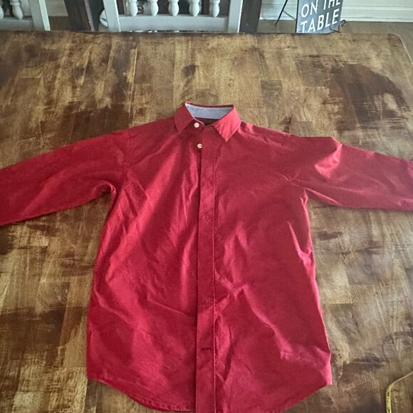 Tommy Hilfiger Boys' Long Sleeve Dress Shirt - Picture 1 of 7